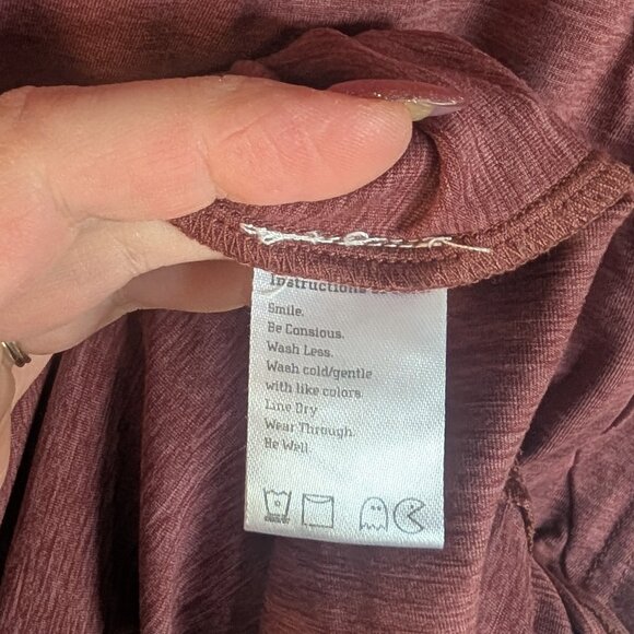 FlyLow Stevie Short Sleeve Shirt Women's Size Large Cosmos/Mist - Picture 9 of 10